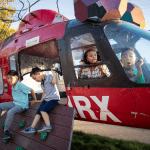 Niños en helicóptero