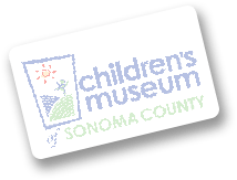 tarjeta para el museo del niño del condado de sonoma