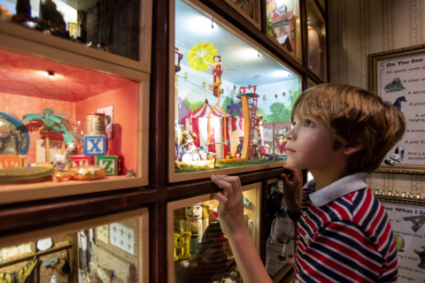 victorian house curiosity cabinet