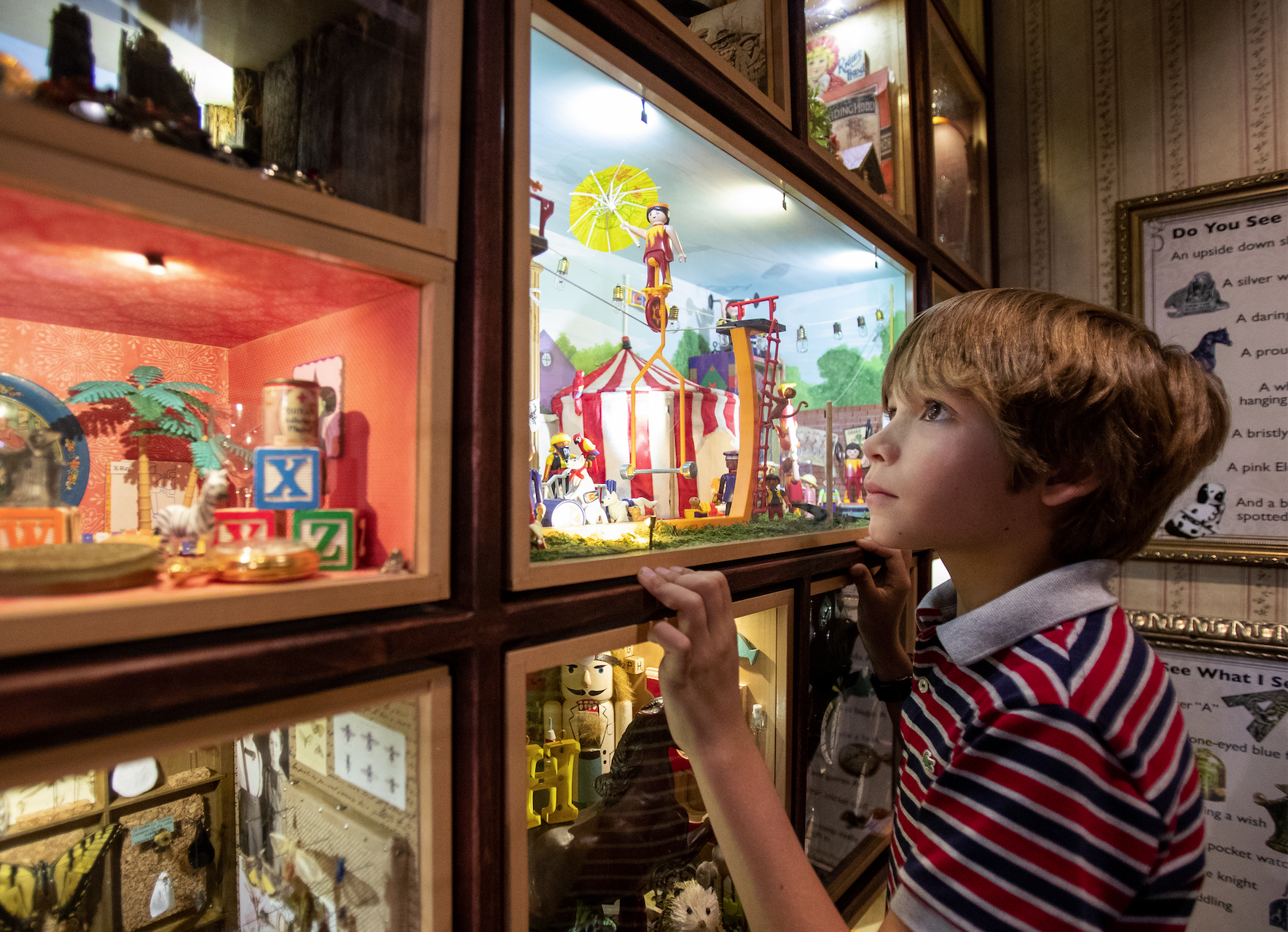 victorian house curiosity cabinet