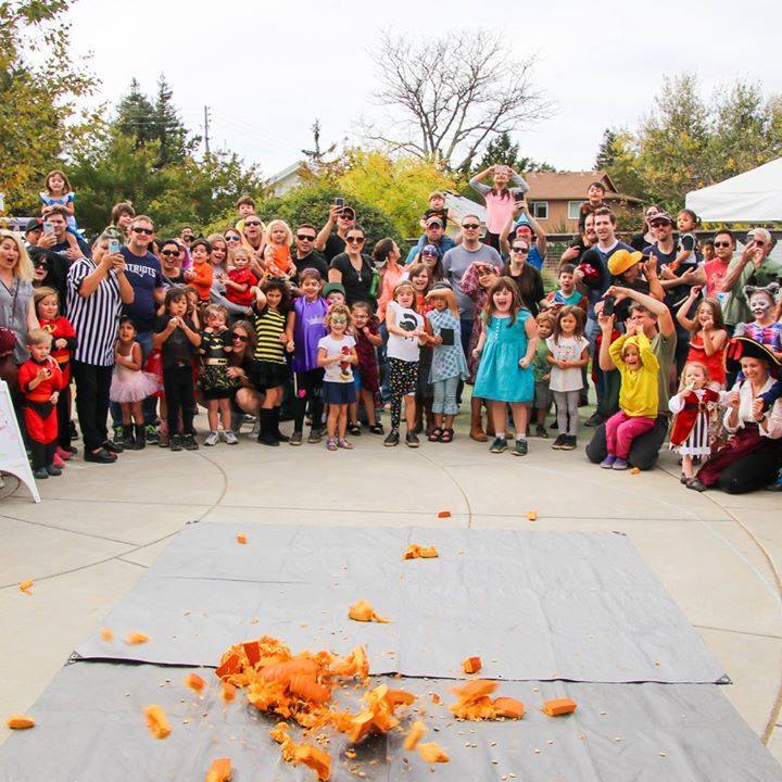 celebración de halloween no tan terrorífica