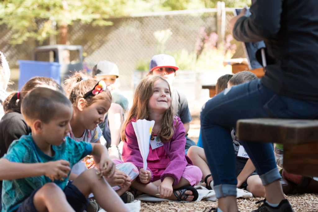 story time at wonder camp