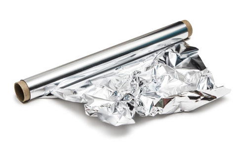 tinfoil on roll