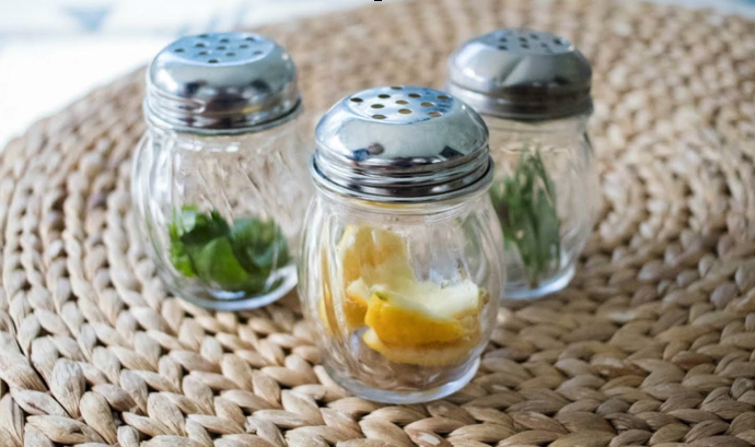 shaker jars filled with different herbs and spices