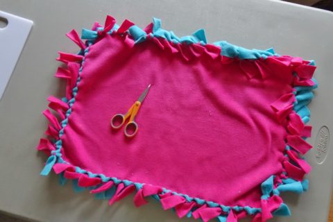 almohada para niños sin coser