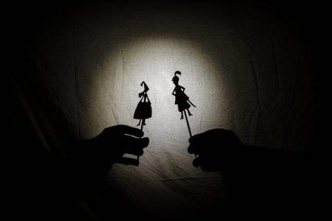 marionetas de sombra