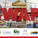 Museum Swap Weekend 2022 graphic with all participating museum logos