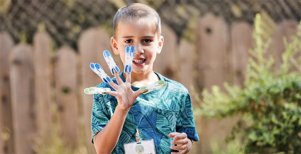 A child playing at a Sensory Friendly Events in Santa Rosa at the Children's Museum of Sonoma County