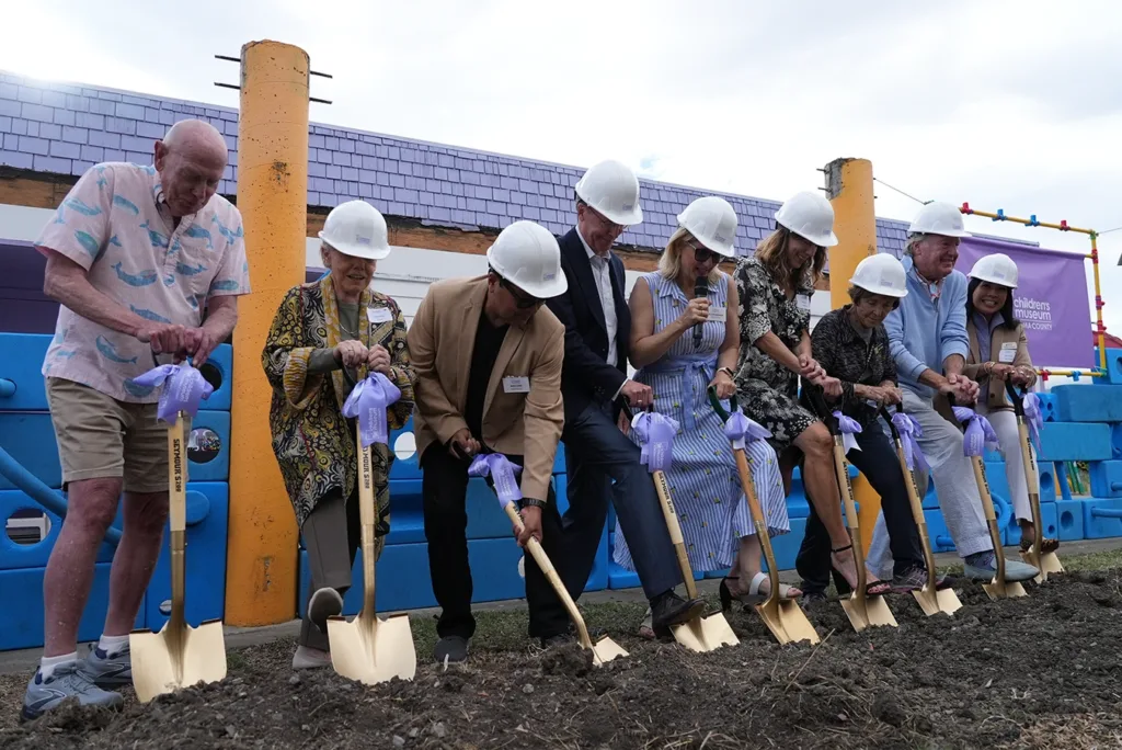 La ceremonia de inicio de obras de una nueva ala de 7,400 pies cuadrados en el Museo Infantil del Condado de Sonoma, el 28 de agosto de 2026.